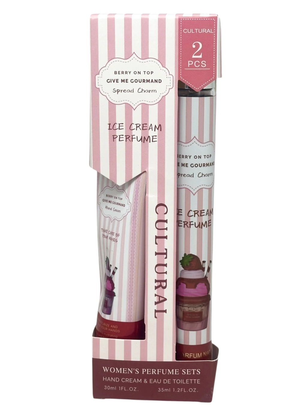 Set Perfume y crema de manos ice cream Cultural